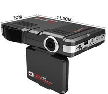 2 In 1 Multi-Function STR8500 Car DVR Radar Detector HD 720P 120 Degree View Angle camera detector rada,English&Russian