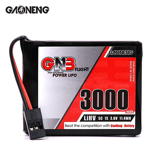Gaoneng GNB 3,8 V 3000MAH 1S 5C HV LiPo батарея для Sanwa MT-44 FH4T пульт дистанционного управления - Цвет: 3000mAh 1S 3.8V