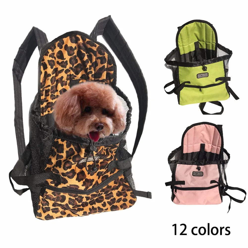 Pet Front Carrier for Dogs Cats Easy Fit Adjustable Safety Double