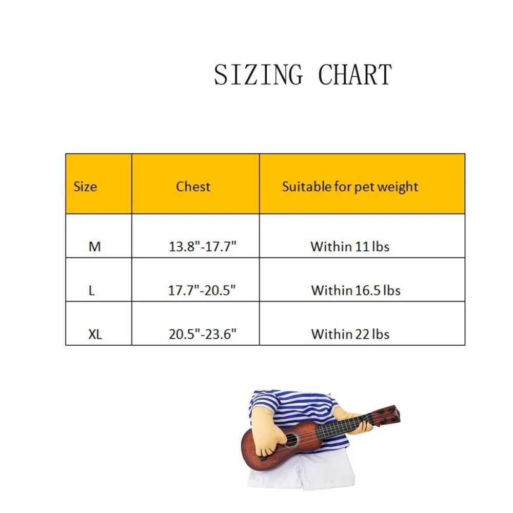Gomaomi собаки играть на гитаре Хэллоуин Рождество специальные мероприятия костюм Новинка Забавный домашнее животное партии косплей одежда наряд Одежда