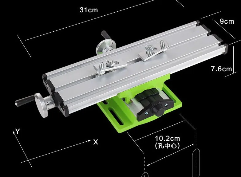Miniature-precision-multifunction-Milling-Machine-Bench-drill-Vise-Fixture-worktable-X-Y-axis-adjustment-Coordinate-table