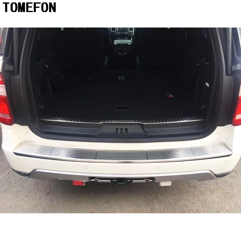 TOMEFON для Ford Expedition 2018 2019 задняя крышка из нержавеющей стали багажника бампера Pedel