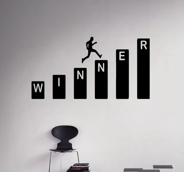 Winner Business Growth Vinyl Wall Decals Stickers Home Design Winner Business Growth Vinyl Wall Decals Stickers Home Design Decor Office Interior Mural