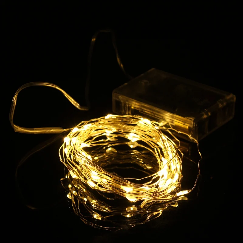Best Price 5M 50 LED String Fairy Light Battery Operated Christmas Party Home Decoration Warm ...