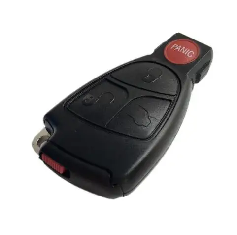 Mercedes Benz 3+1 buttons smart key case With battery clip with key tablets (50)
