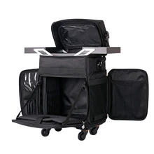 Профессиональный и легкий многофункциональный усовершенствованный чемодан на колесиках с вышивкой ткань Оксфорд Корея Красота Макияж чемодан