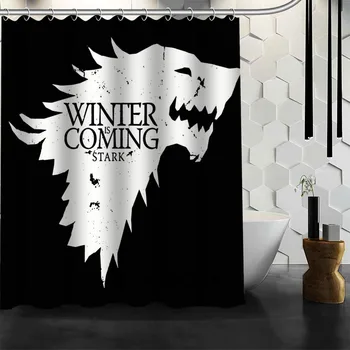 

High Quality Custom game of thrones Shower Curtain bathroom Accessories Bath screens Customized curtain