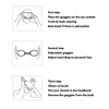 Swimming Goggles with Earplug Anti Fog Triathlon Swim Goggles UV Protection Swim Equipment 6