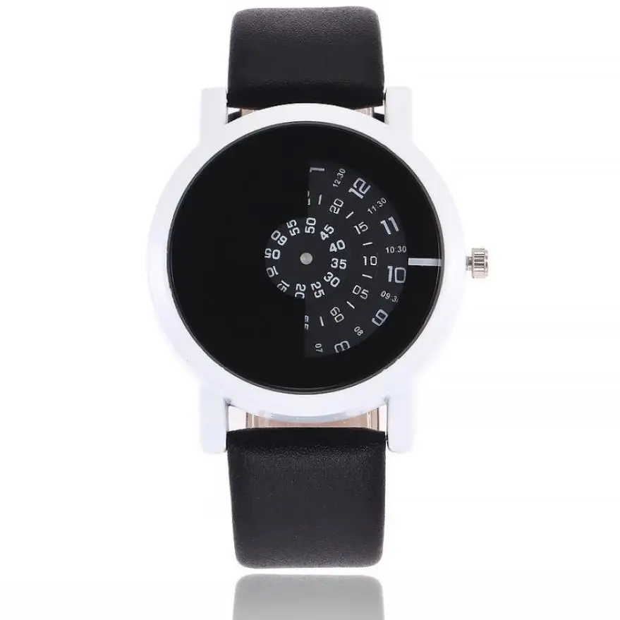 Vansvar женские часы женские часы повседневные кварцевые часы женские кожаный ремешок Newv аналоговые наручные часы - Цвет: Черный