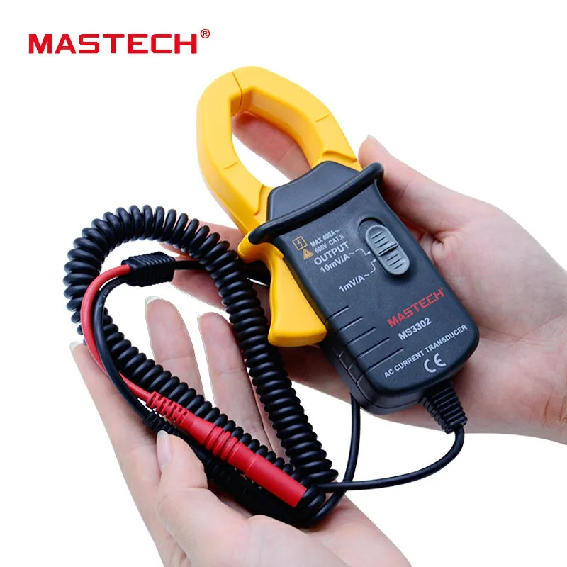 Переменный токовый преобразователь MASTECH MS3302 0.1A 400A зажим измеритель True RMS TRMS