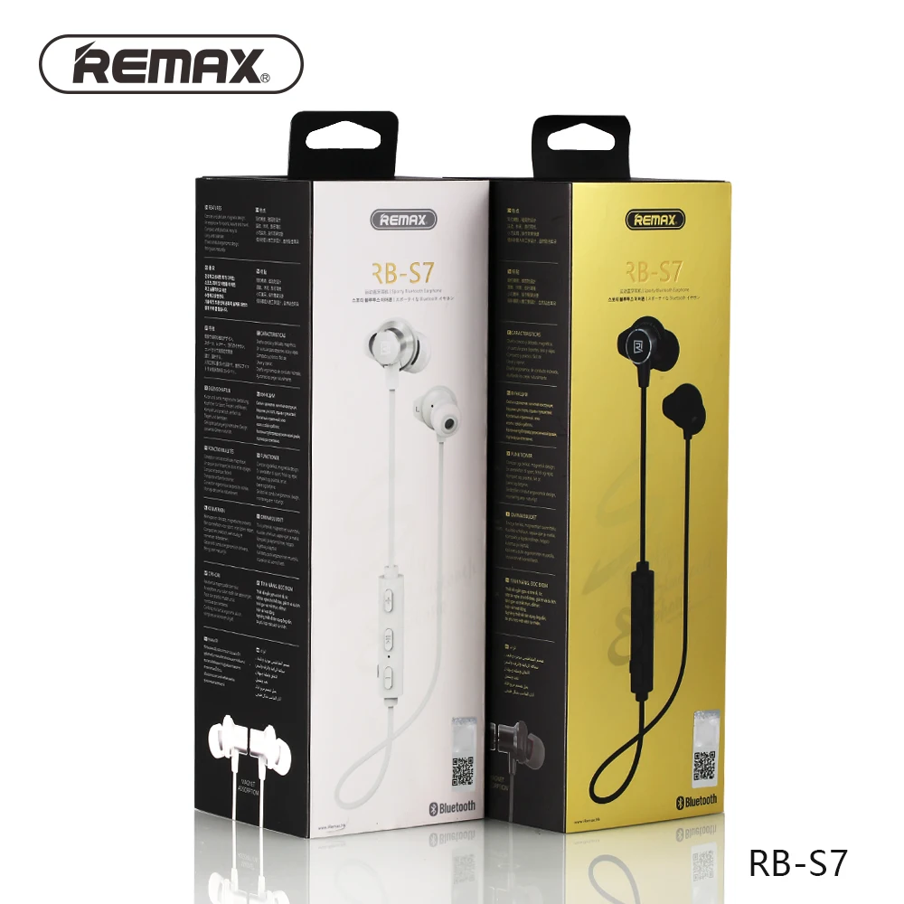 Remax S7 Bluetooth 4,1 спортивные металлические hifi наушники с магнитной адсорбцией для iphone 5s 6 7 plus, наушники, гарнитура для смартфона