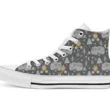 Airstream Кемпинг новизна дизайна высокие холщовые нестандартная обувь без каблука повседневная обувь Прямая