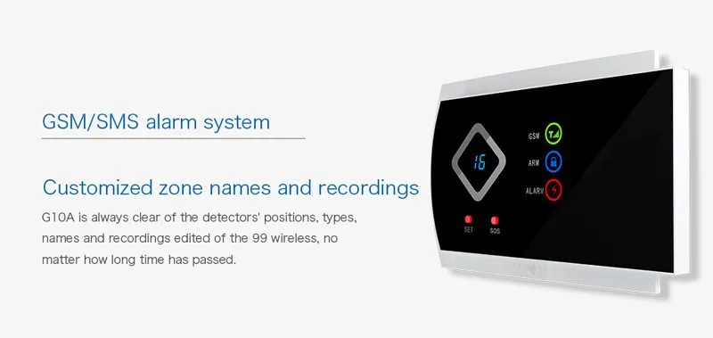 Беспроводная и Проводная 101 зоны ISO& android Поддержка приложения домашняя Безопасность GSM сигнализация
