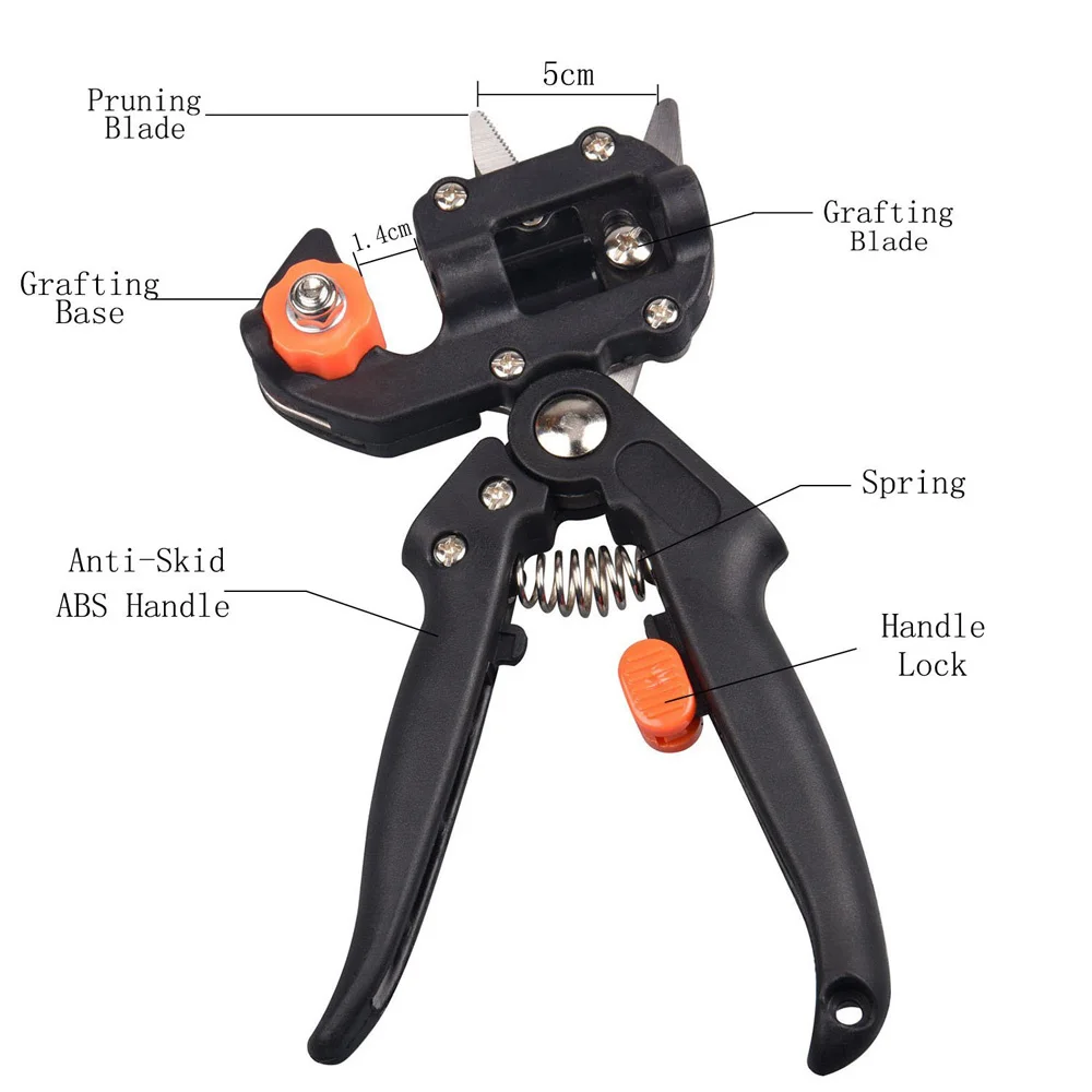 Новый Сад Плодовое дерево Pro Серпы Ножничные Прививка Резка инструмента + 2 лезвия сад, набор инструментов секатор дерево Резка набор