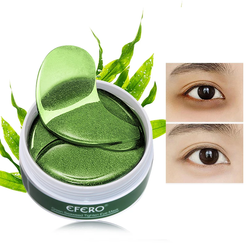 Online Efero 60 Pcs Masker Mata Kolagen Gel Mata Patch Di Bawah Kantung Mata Lingkaran Hitam Penghapusan Pelembab Mata Bantalan Masker perawatan Kulit
