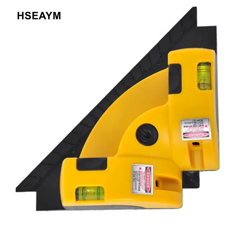 

Right Angle 90 Degree Vertical Horizontal Laser Line Projection Square Level Infrared Foot Laser Level Measurement Tool