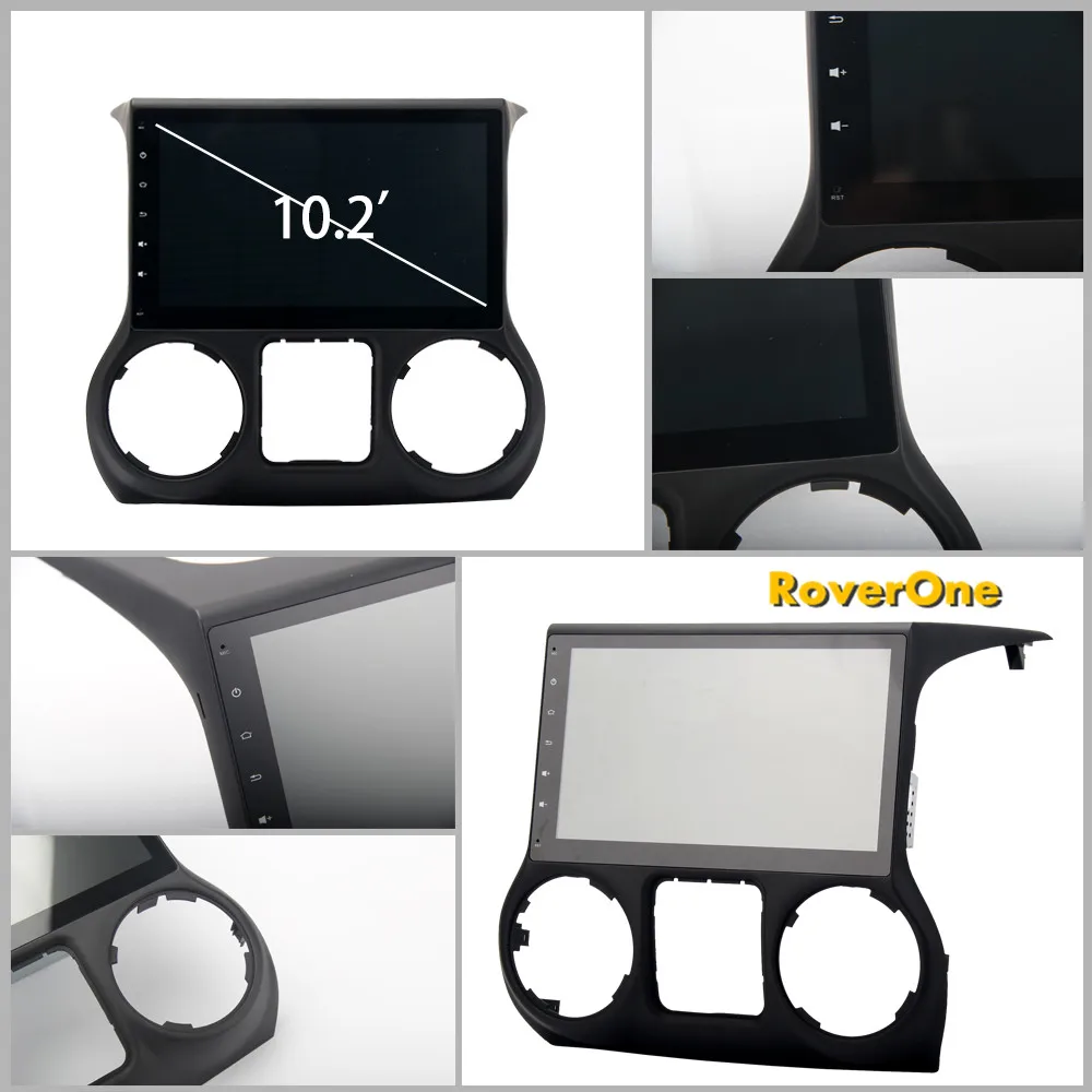 Top RoverOne Car Multimedia System For Jeep Wrangler 2011 - 2016 Android 9.0 Radio Stereo GPS Navigation Media MP3 Player NO DVD 4