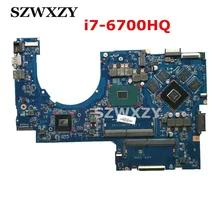 Для hp 17-AB 17-W Материнская плата ноутбука 857388-601 857388-501 857388-001 DAG37AMB8D0 SR2FQ i7-6700HQ Процессор GTX 960 M GPU DDR4