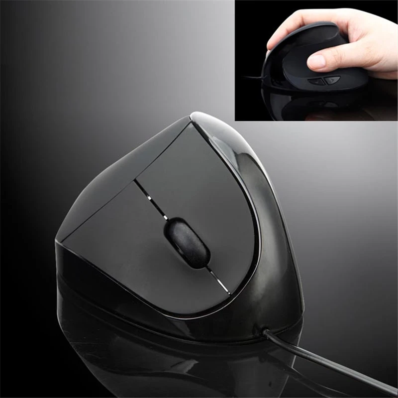 Mouse Raton Professional Wired Ergonomic Vertical Optical USB Mouse Wrist Healing Rechargeable computer mouse 18Aug3