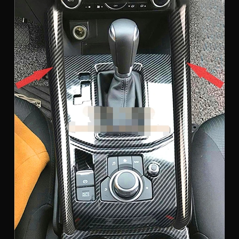 For-Mazda-CX-5-CX5-2017-2018-Gear-Shift-Cover-Side-Strips-Trim-Control-frame-Decoration_
