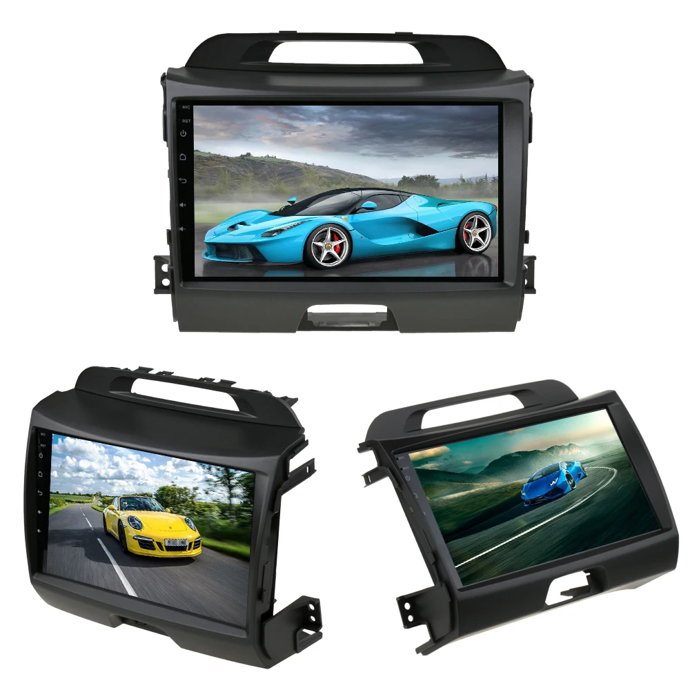 Excellent Sinosmart  Android 8.1 2Din IPS/QLED 2.5D screen car gps radio navigation player for Kia Sportage QL/R/KX5 2010-2019 3