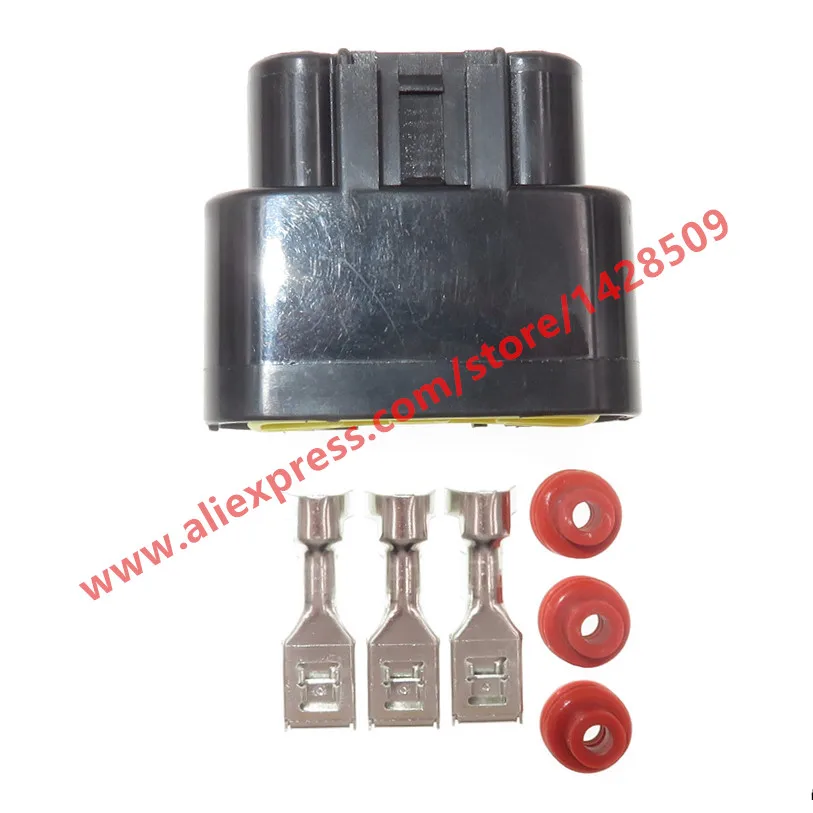 20 Sets 3 Pin Female Motorcycle Connector For Can-Am Arctic Cat Polaris Sea-Doo Ski-Doo Triumph Yamaha Kawasaki QLW-A-B3F-B