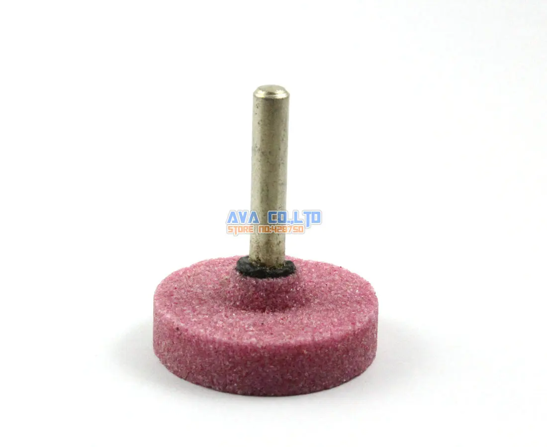 10 Pieces 38x10mm Mounted Point Pink Aluminum Oxide Abrasive Grinding
