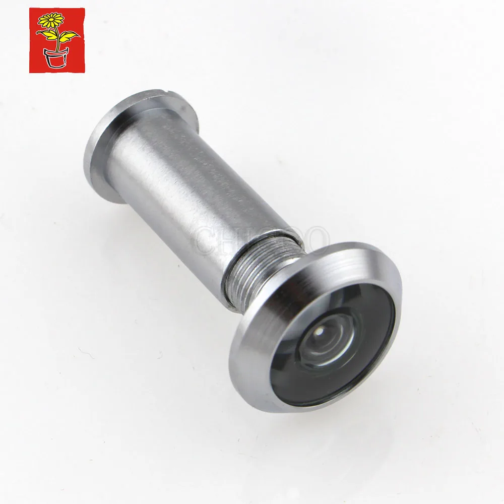 180 Degree brass peephole door viewer satin chrome monitor Door