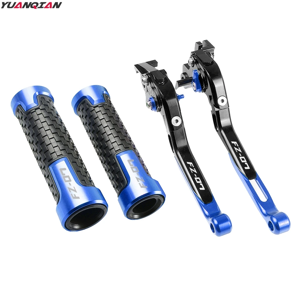 

CNC Aluminum Motorcycle Adjustable Foldable Brake Clutch Lever Handle Hand Grips Set For YAMAHA FZ-07 FZ07 FZ 07 2014 2015 2016