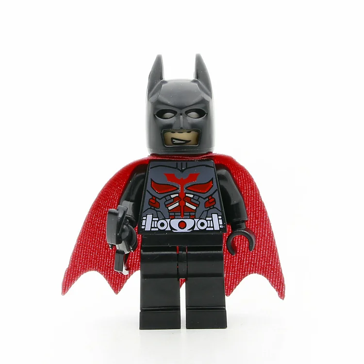 Kopen Enkele Verkoop 2017 Batman met Rode Cape Film Arkham Knight SUPER HEROES Justice League Minifig Monteren Bouwstenen Kinderen Speelgoed