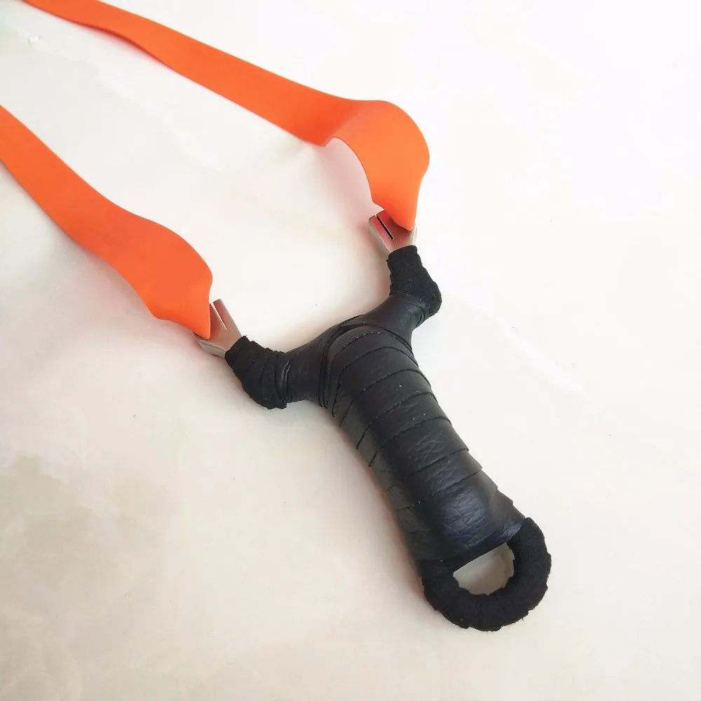 

Powerful Slingshot Catapult With Rubber Band Stainless Steel Bow Handle Slingshot for Outdoors Sports Hunting Sling Shot