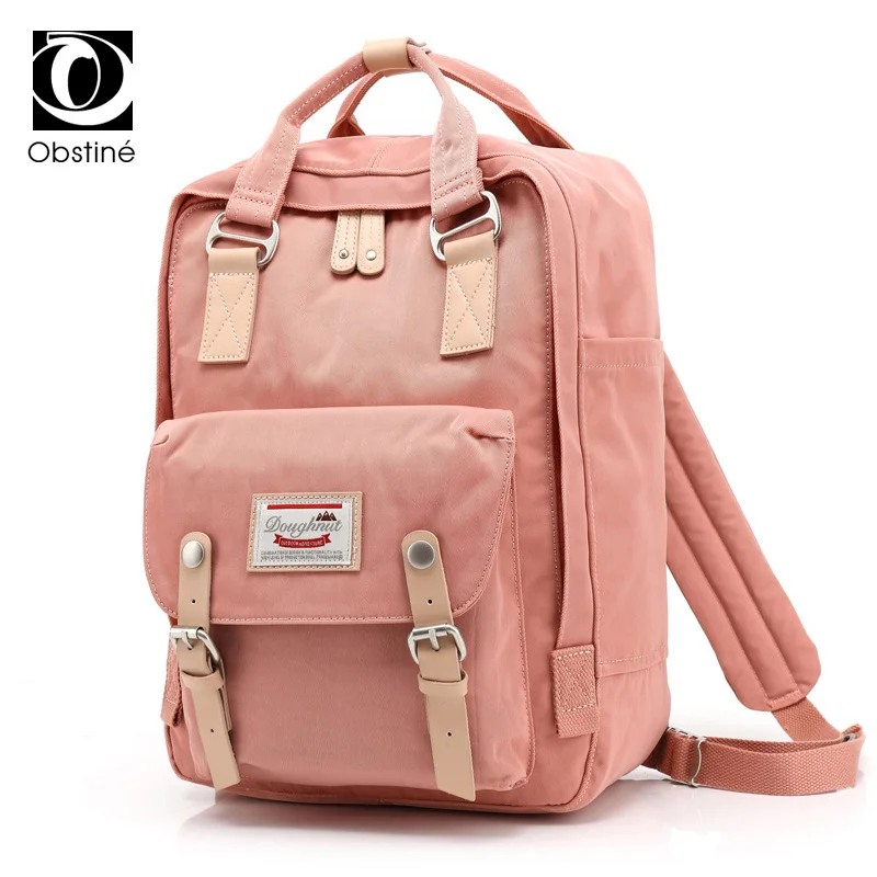 Baratos Mochila de viaje 2019 mochila impermeable de nailon de gran capacidad para mujer mochila para ordenador portátil de 14 pulgadas bolsas escolares para mujeres adolescentes