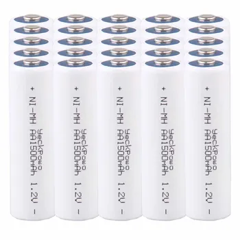 

Lowest price 25 piece AA battery 1.2v batteries rechargeable 1500mAh nimh battery for power tools akkumulator
