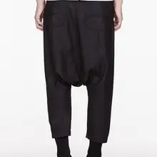 27-40 г. Весенние мужские/женские новые модные штаны с низким шаговым швом девять минут штанов