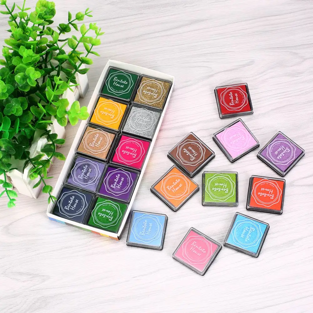 20pcs Colorful DIY Craft Finger Print Ink Pad Inkpad Rubber Stamps Inkpads Ink & Pads Toys Kids Games Accessories YJS Dropship 20pcs Colorful DIY Craft Finger Print Ink Pad Inkpad Rubber Stamps Inkpads Ink & Pads Toys Kids Games Accessories YJS Dropship