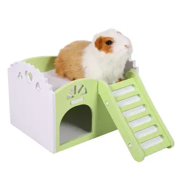 3 Colors Pet cages for Hamster Rat Guinea Pig Small Animal Castle Sleeping House Nest Exercise Toy hamster cage pet hammock