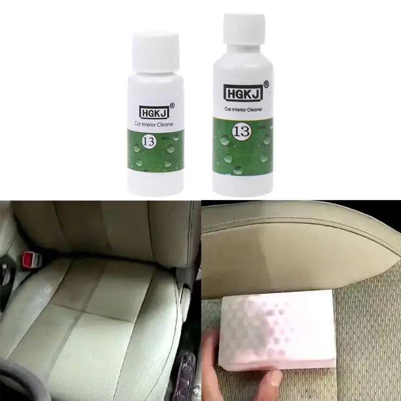 

New 20ml/50ml Vehicle Car Interior Cleaner Leather Seats Plastic Foam Agent High Concentrate 1:8 Diluted With Water Universal
