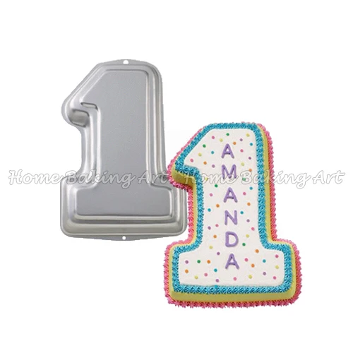 Numer shaped aluminum cake mold pan baking high quality cake molds cake