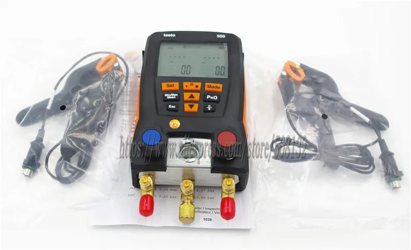 Цифровой манометр Testo 550 с Bluetooth / APP 0563 1550 2 щупами|gauge digital|digitizing probegauge meter |