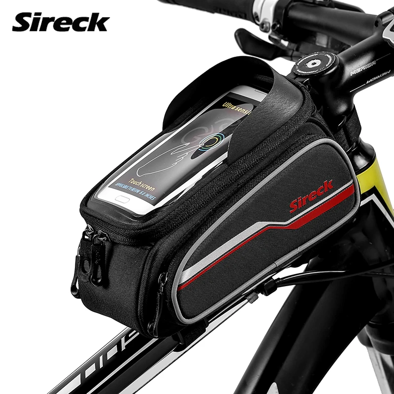 Sireck font b Bicycle b font font b Bag b font 6 Touchscreen MTB Road Bike