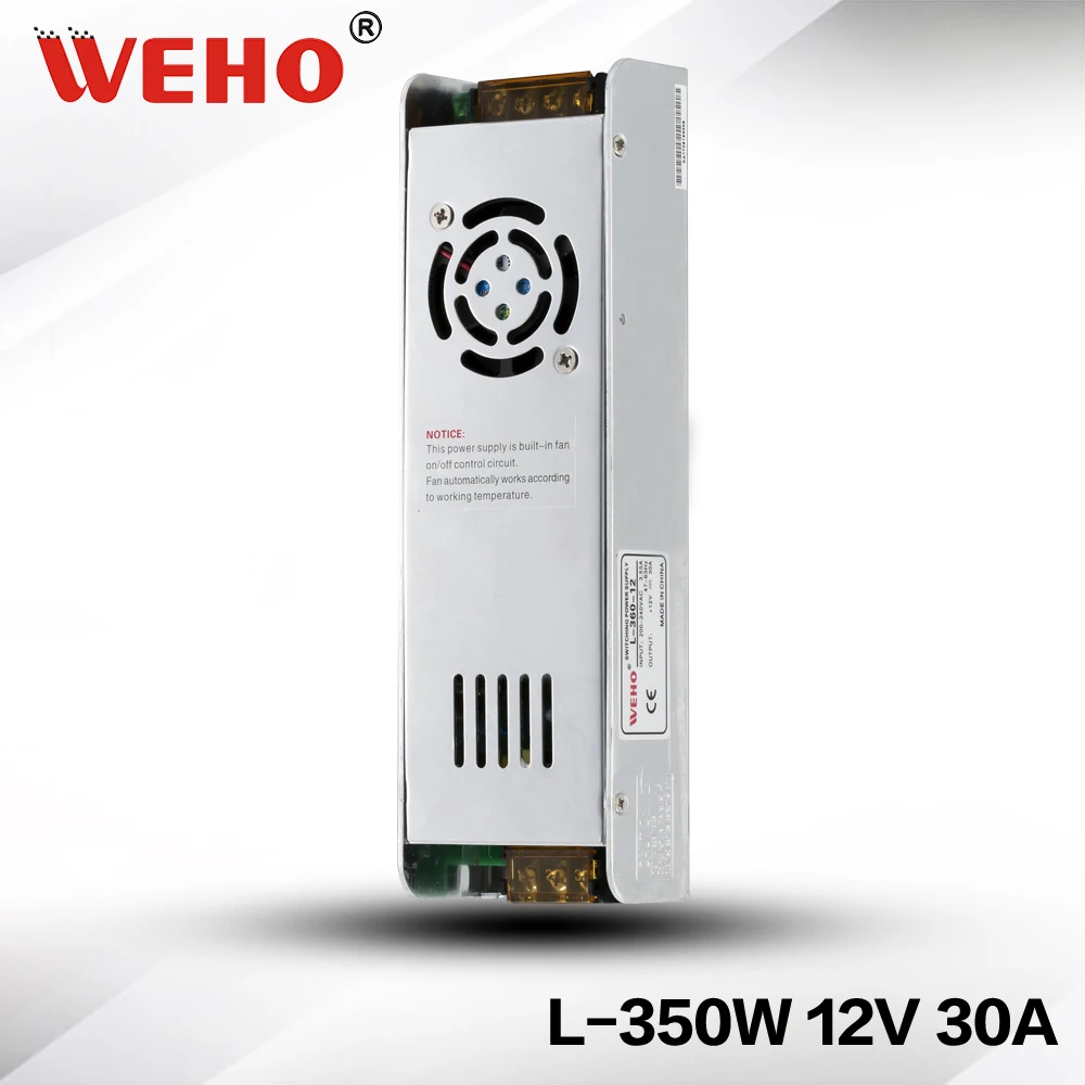 (L-350-12) WEHO 12V 30A Питание 350 Вт постоянное Напряжение переключатель режима
