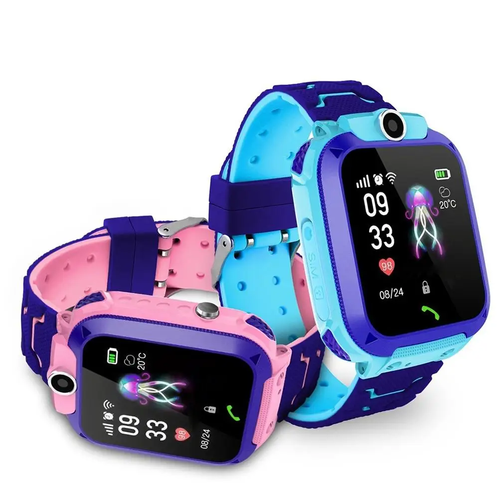 

Children's Smart Watch Kid Watches Baby Watch 1.44 Inch Touch Screen IP67 Waterproof SOS GPS Positioning Call Watch for Kids