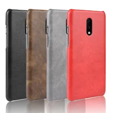 for OnePlus 7 Pro 6T 6 5T Cover Back Hard Business Litchi Luxury Leather Case Cover For One Plus 6T 6 5T Fundas Coque