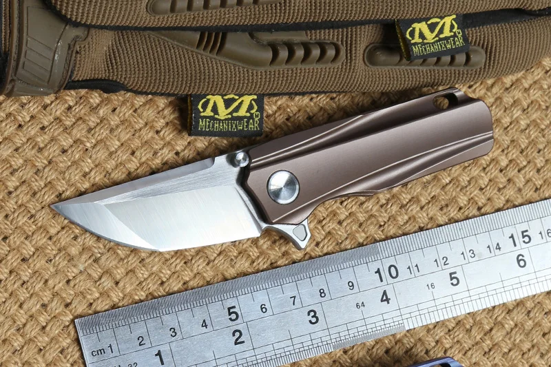 

STEDEMON mini SHY5 folding knife CTS-204P blade KVT ball bearing titanium handle camping hunt outdoor Survival knives EDC Tool
