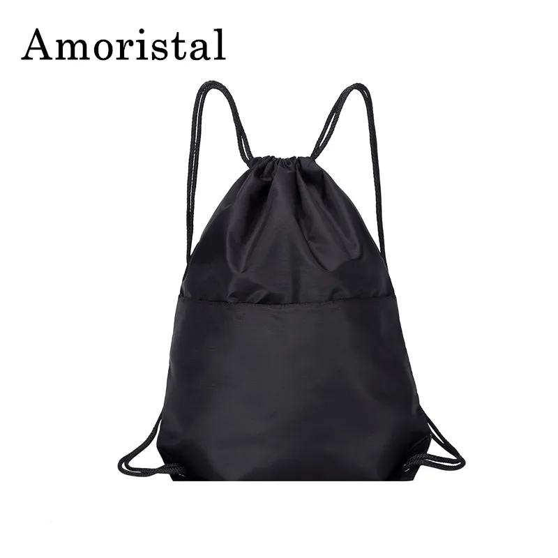 

Fashion High Quality Drawstring Bags String Sack Men Travel Storage Package Teenagers Backpack Bag for Women Pocket Bag B142