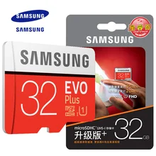 100% Original SAMSUNG EVO Memory Card Micro SD TF Card 32GB 64GB 128GB Class10 U3 4K HD Read speed up to 100 MB/s