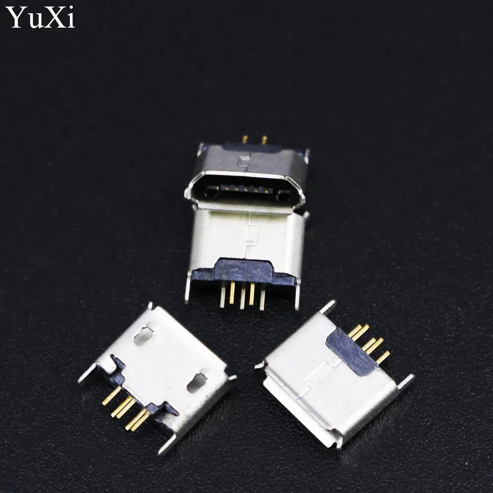 10 шт. вертикальный разъем MICRO mini USB 5pin гнездовой 180 градусов 5P Прямой | Обустройство