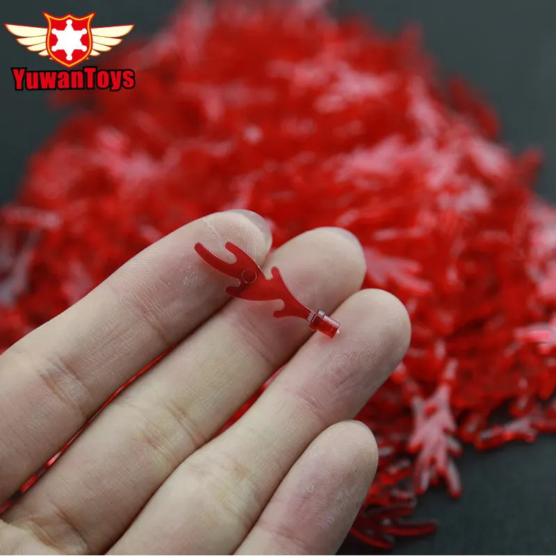 100Pcs MOC Flame Brick Compatible Accessory Bricklink City Friend font b Toys b font DIY Building