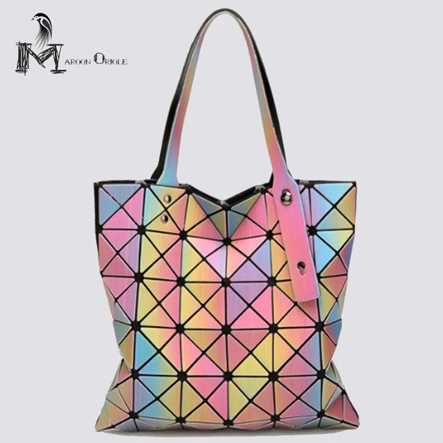 Hologram Bag Women Tote 2017 Fashion Laser Luxury Hologram Bag Women Tote 2017 Fashion Laser Luxury Handbags Designer Geometric Casual