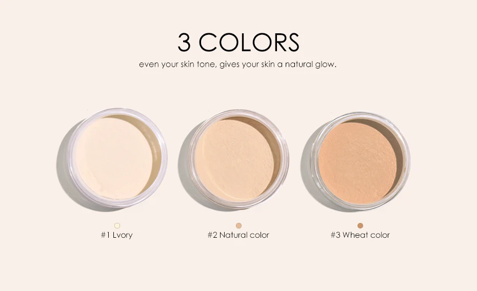 FOCALLURE 3 Colors Makeup Loose Powder
